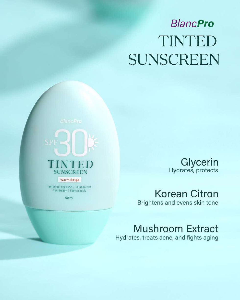 Thumbnail: BUY Tinted Sunscreen SPF30 Warm Beige FREE- Light Beige