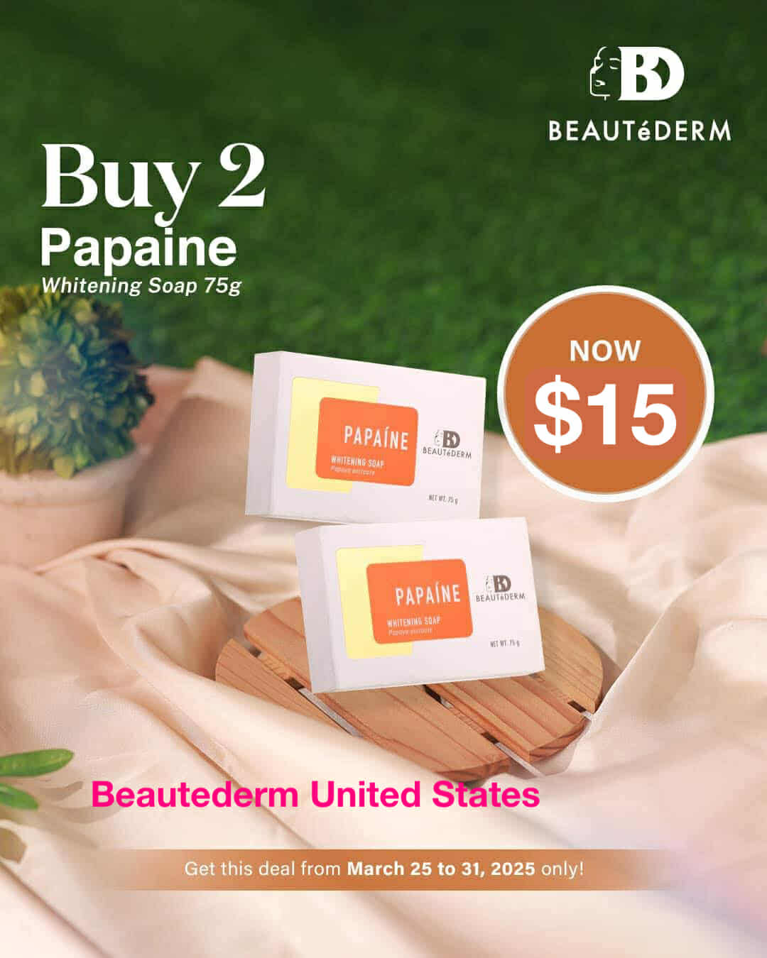 BUY 2 PAPAINE SOAP 75g