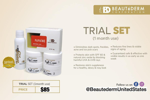 Trial Set (1 month use) | Beautederm United St