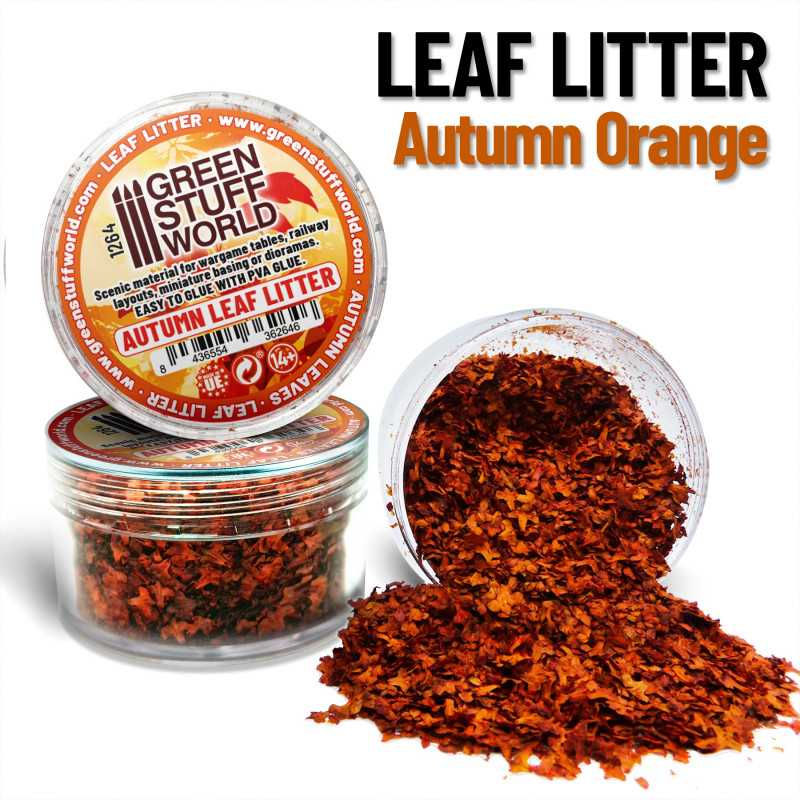 Lettiera fogliare LEAF LITTER Autumn Orange GREEN STUFF WORLD.
