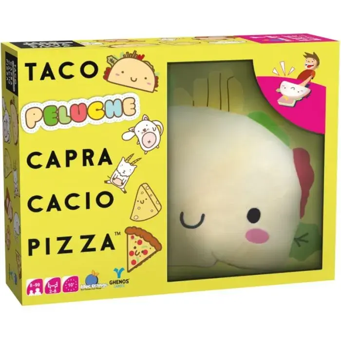 TACO CAPRA CACIO PIZZA PELUCHE