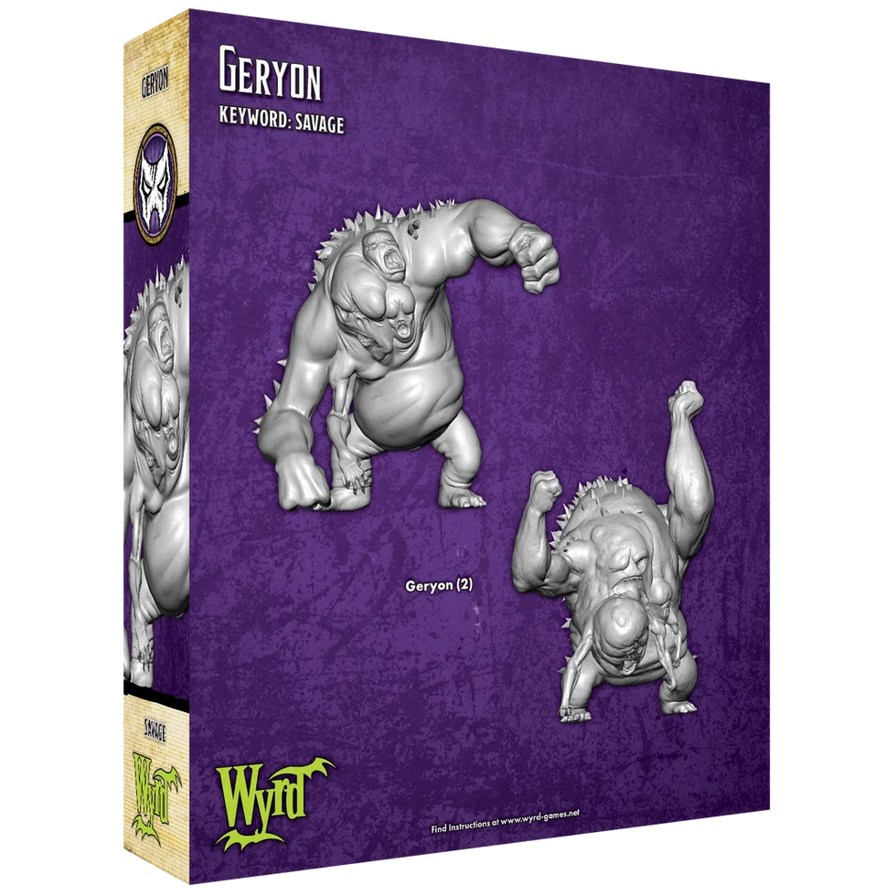 Scatola GERYON, BITTERFROST TROLLS con due figure troll, WAR FOR THE NORTH.
