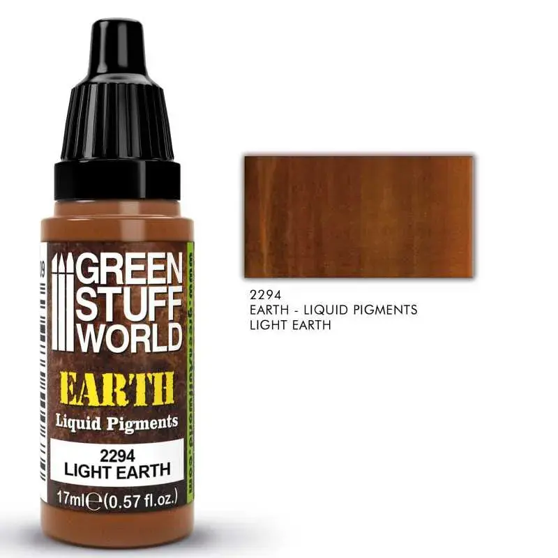 Bottiglia GREEN STUFF WORLD EARTH Liquid Pigments 2294 LIGHT EARTH.