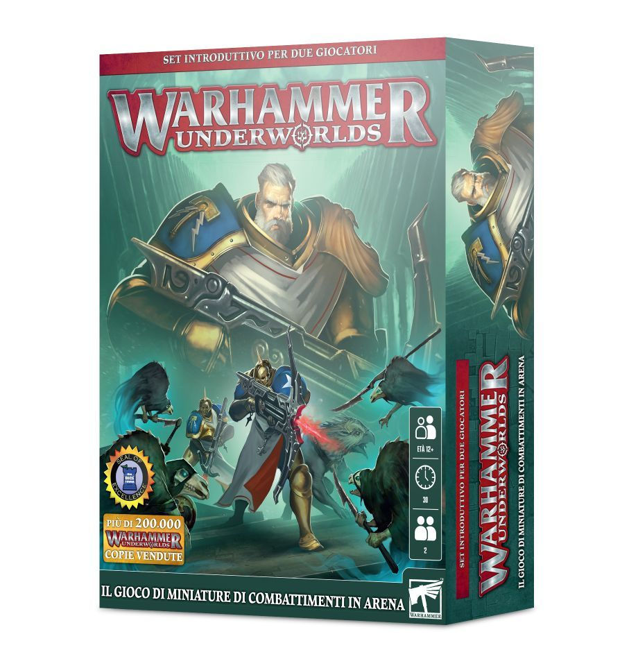 Scatola Warhammer Underworlds, IL GIOCO DI SCONTRI E DI COMBATTIMENTI IN ARENA.