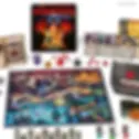 Gioco da tavolo HORRIFIED completo con tabellone, carte, miniature e dadi.