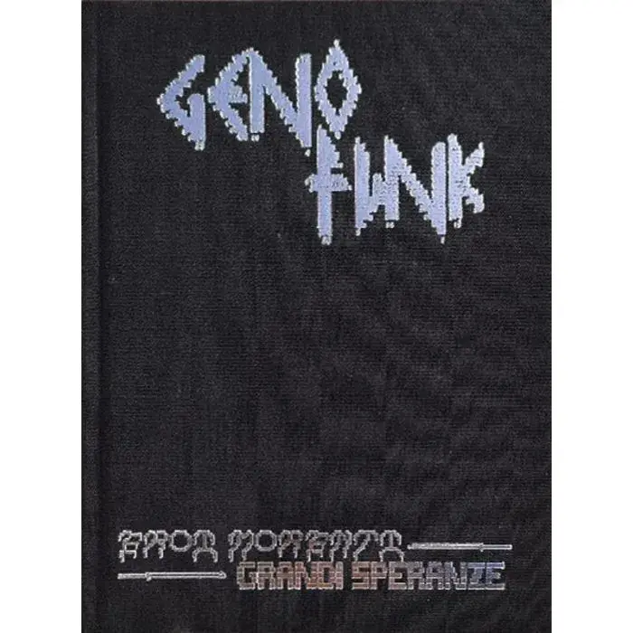 Copertina scura con testo GENO FUNK, PROF. GOMITOLO, GRANDI SPERANZE.