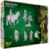 Scatola verde REVA Core Box Wyrd, Keyword OUTCAST, con miniature.