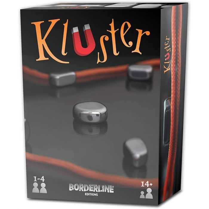 Scatola del gioco Kluster, con magneti, BORDERLINE, 1-4, 14+.