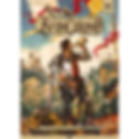 Cavaliere armato soffia corno, copertina Brancalonia Manuale di Ruolo 94 Giochi Uniti.