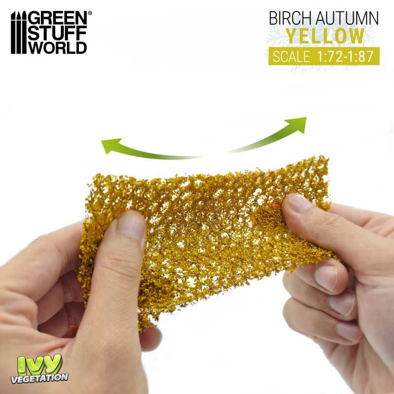 Mani allungano materiale giallo Birch Autumn Yellow Scale 1/35-1/48 modellismo.