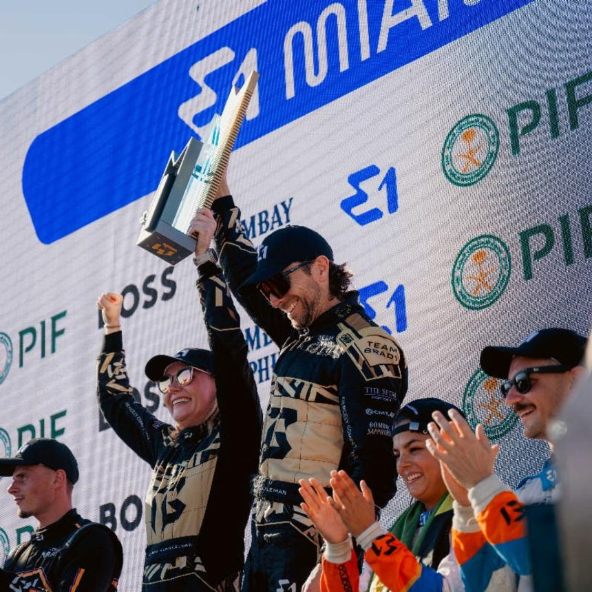 Kimiläinen and Coleman on the podium / Photo- E1 Racing