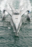 Earthrace during its 2008 record-setting circumnavigation / Photo - Photo Peter Faretra Earthrace Media