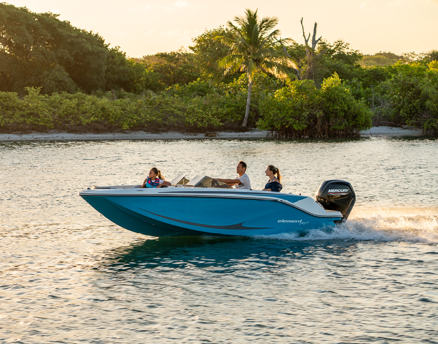 2022 Bayliner Element M17 deck boat