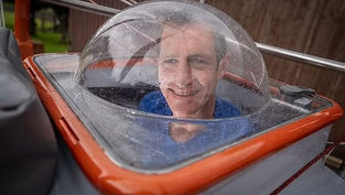 Adventurer to Cross Atlantic from Canada to England in 3'3" Boat