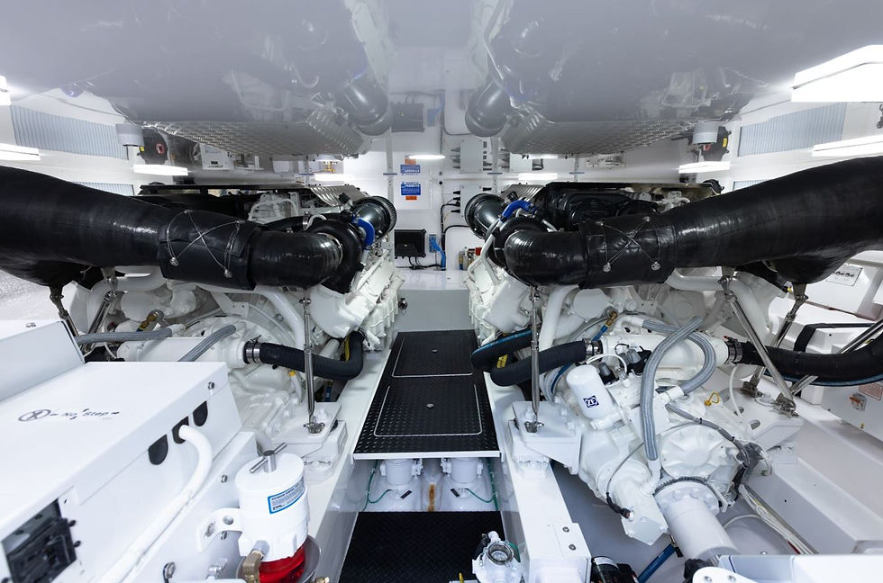 The Scania engines inside 'Mack Attack'