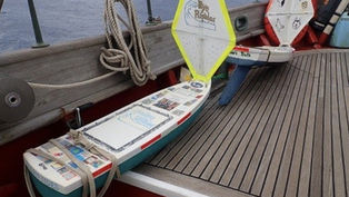 #WeirdBoats - Mini Boat Launched in 2020 by New Hampshire Students Found on Remote Norwegian Island