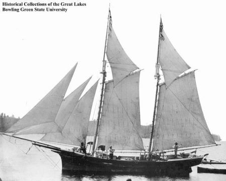 The Lettie May, a ship very similar to the Lake Serpent / Image - Historic Collection of the Great Lakes, Bowling Green State University