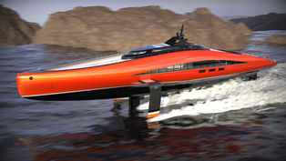 #WeirdBoats -The 243-Foot Hydrogen-Powered Hydrofoil That Can Go 85 MPH