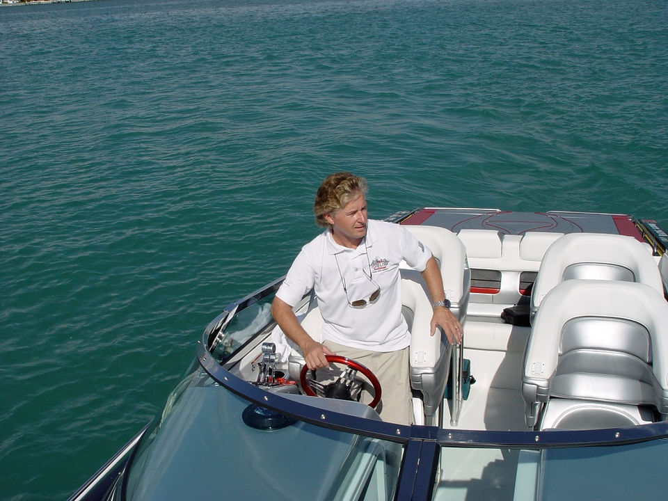 Mark in his element