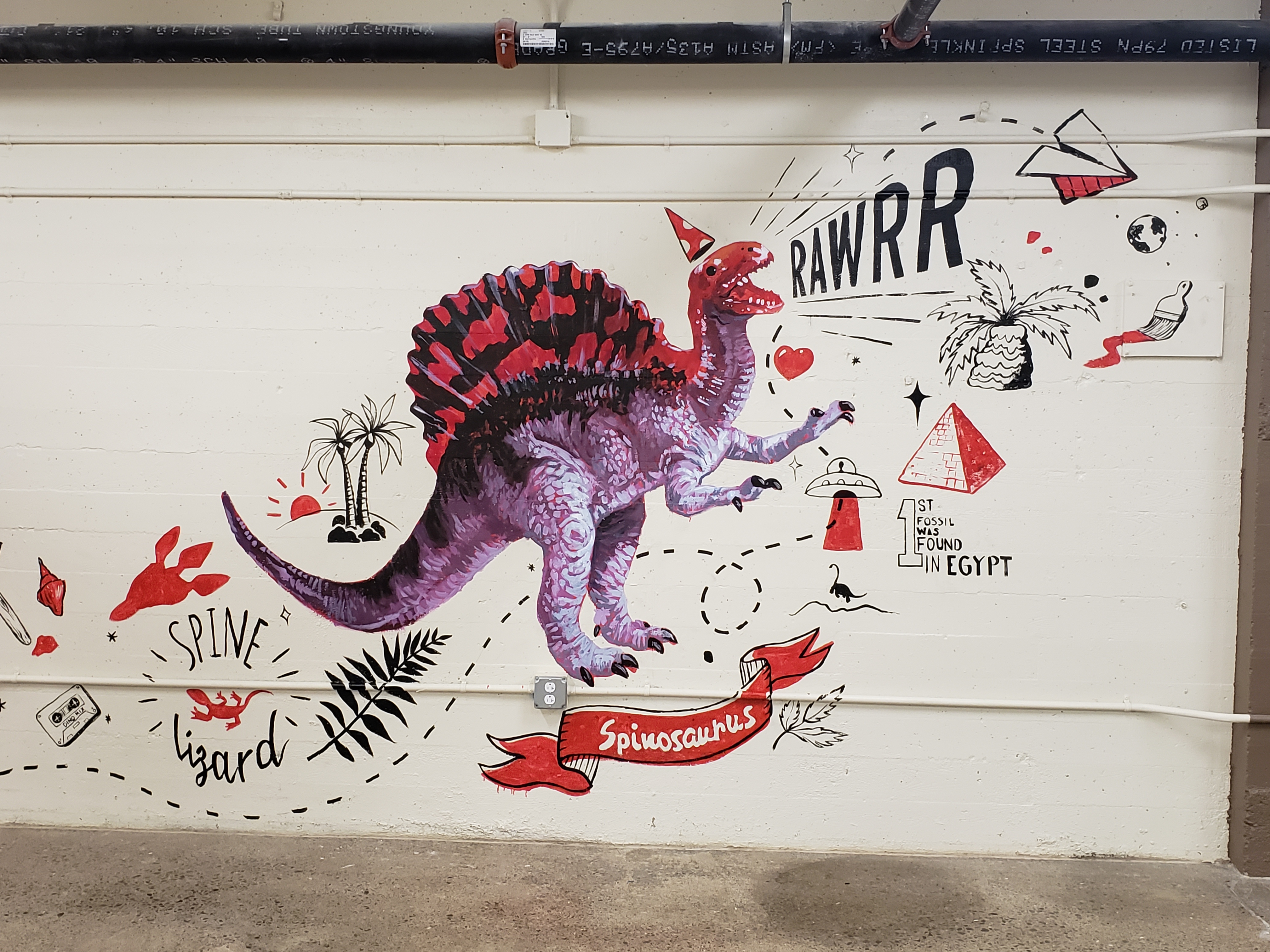Mural - Spinosaurus