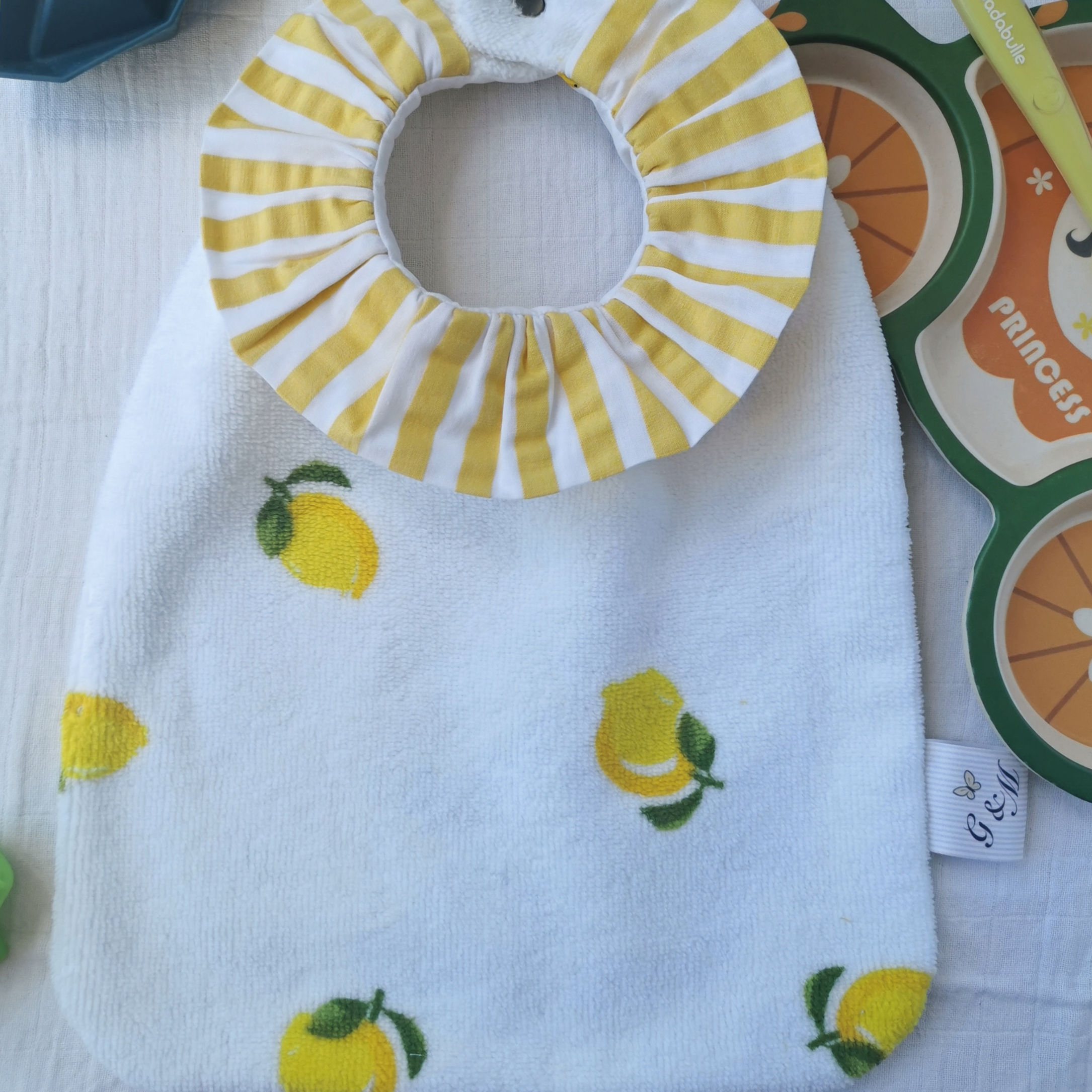 Bavoir "Les Premiers Citrons"