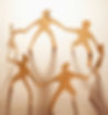 a circle of people holding hands