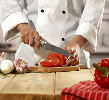 Chef Chopping Vegetables