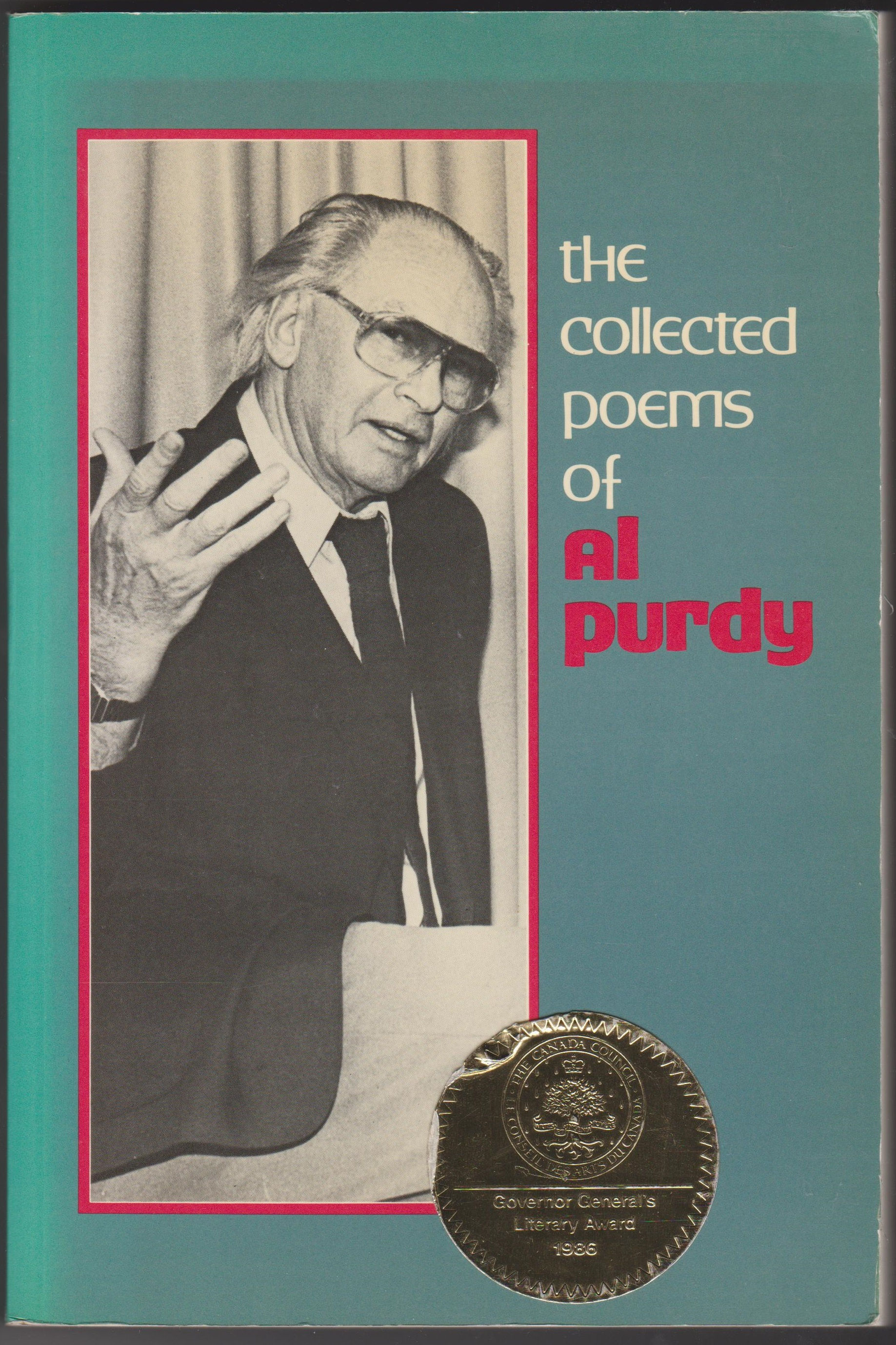 The Collected Poems of Al Purdy book cover