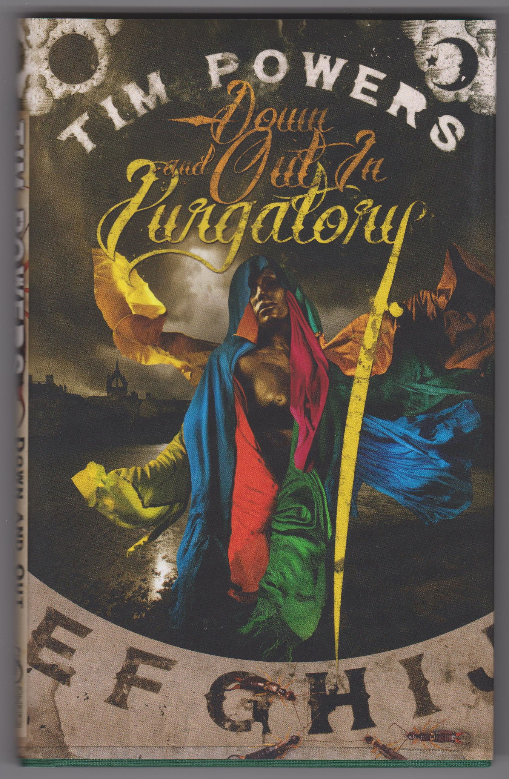 Down and Out in Purgatory by Tim Powers book cover