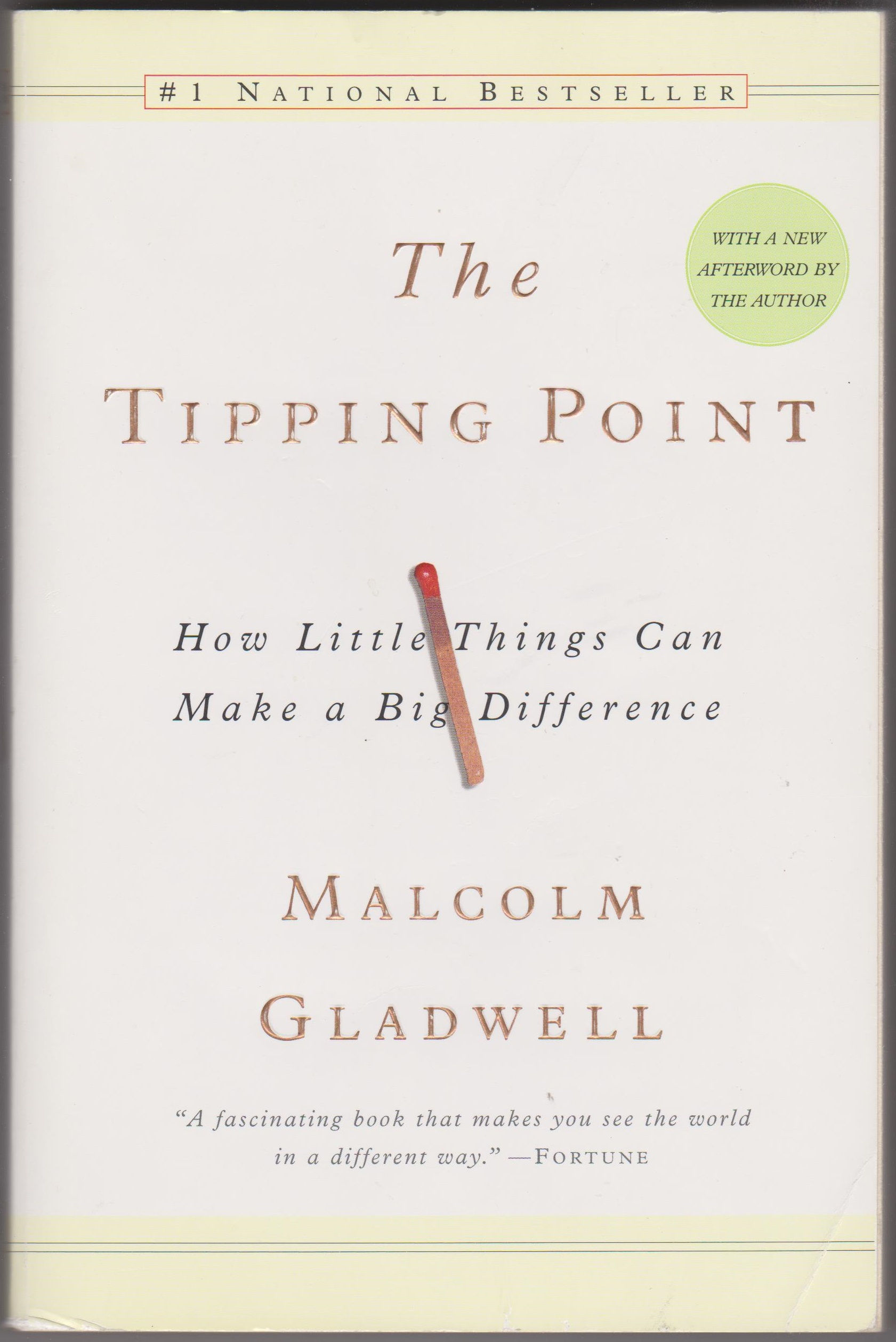 The Tipping Point by Malcolm Gladwell book cover