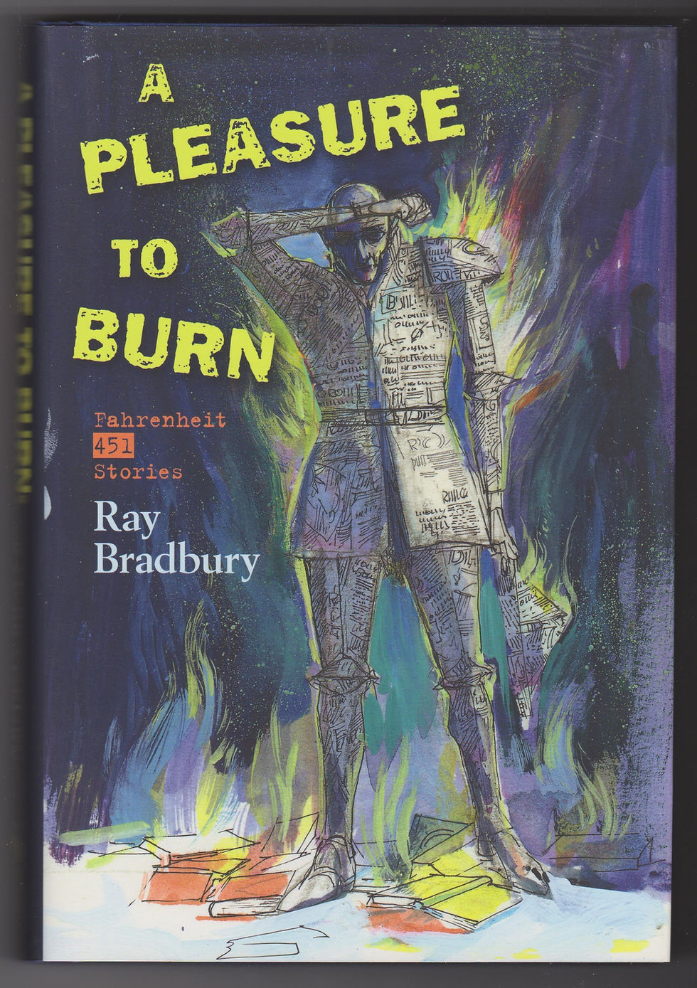 A Pleasure to Burn by Ray Bradbury book cover from www.shop-books.ca