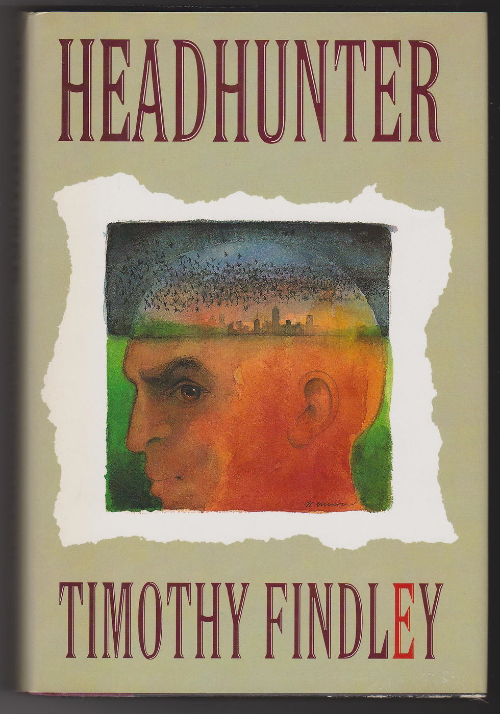 Headhunter by Timothy Findley book cover from www.shop-books.ca