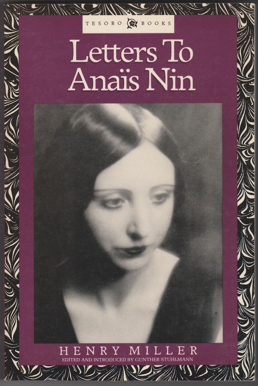 Letters to Anais Nin by Henry Miller book cover from shop books