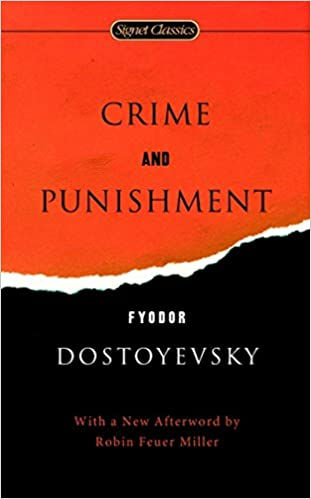 Crime And Punishment by Fyodor Dostoyevsky book cover from shop books