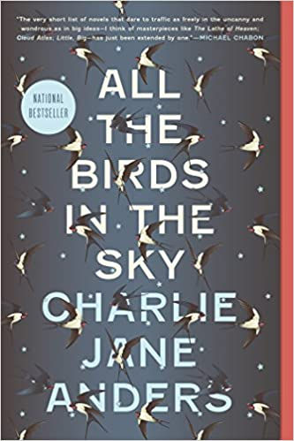 All The Birds In The Sky by Charlie Jane Anders book cover on shop books