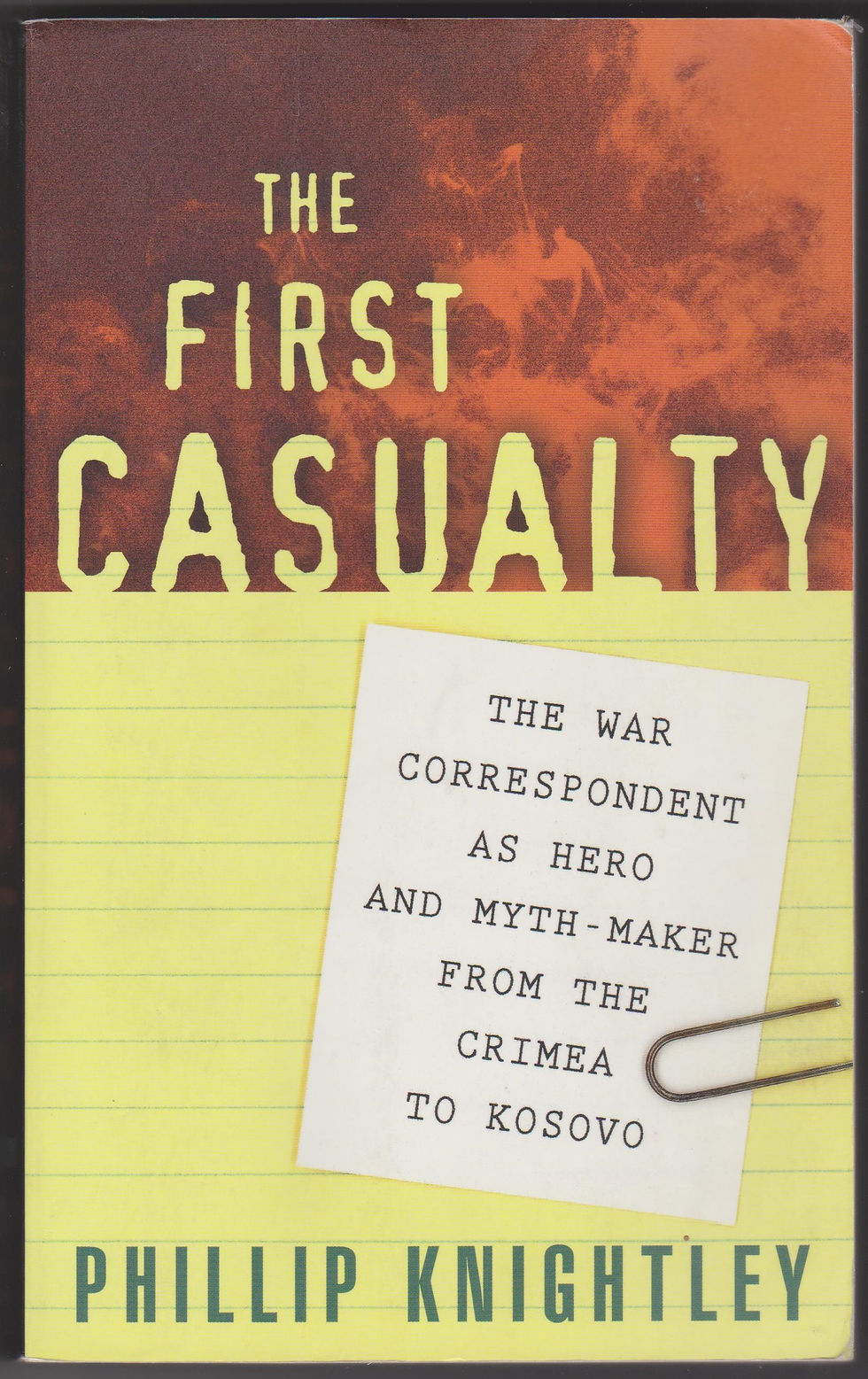 The First Casualty by Phillip Knightley book cover from shop books
