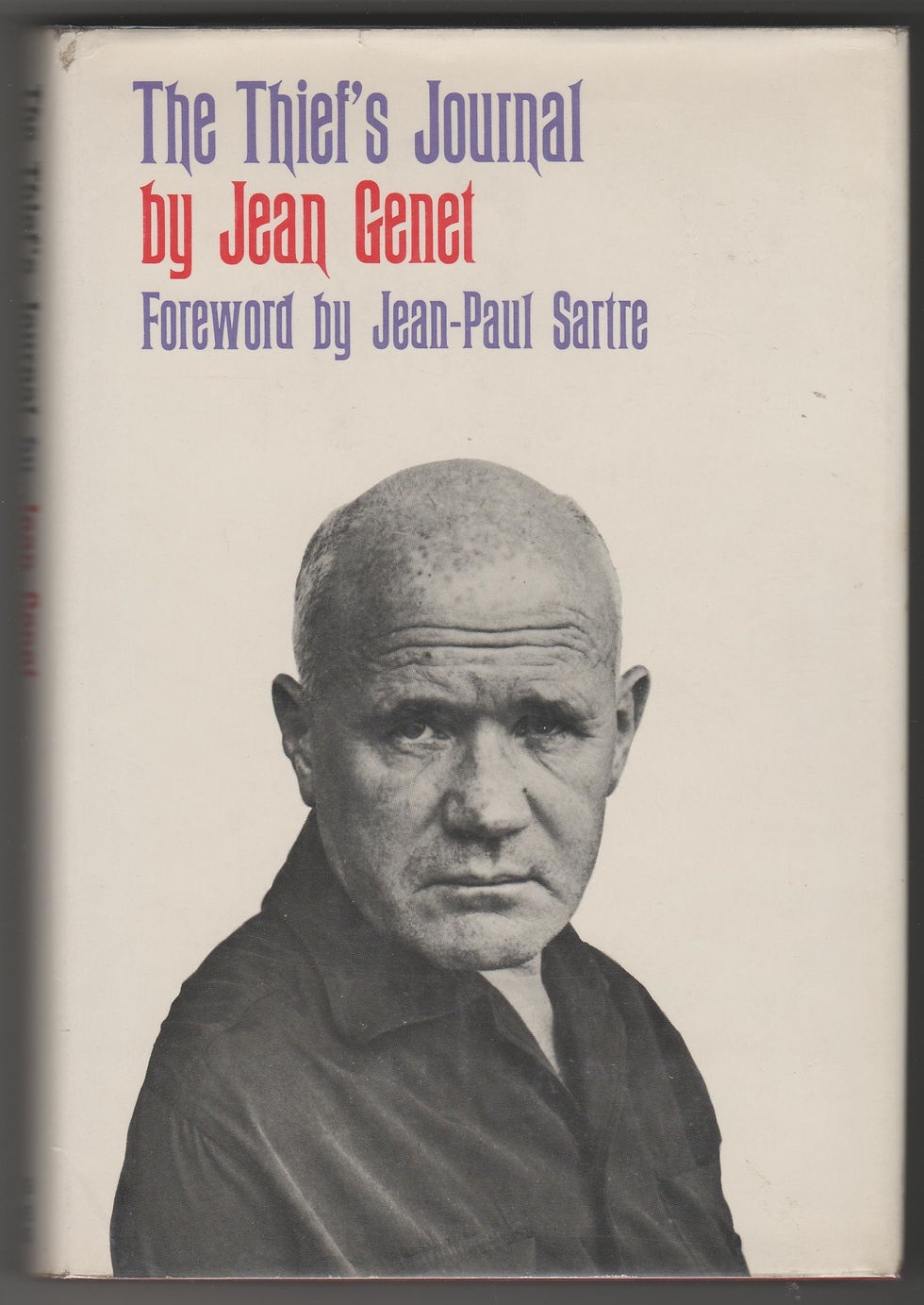 The Thief's Journal by Jean Genet book cover