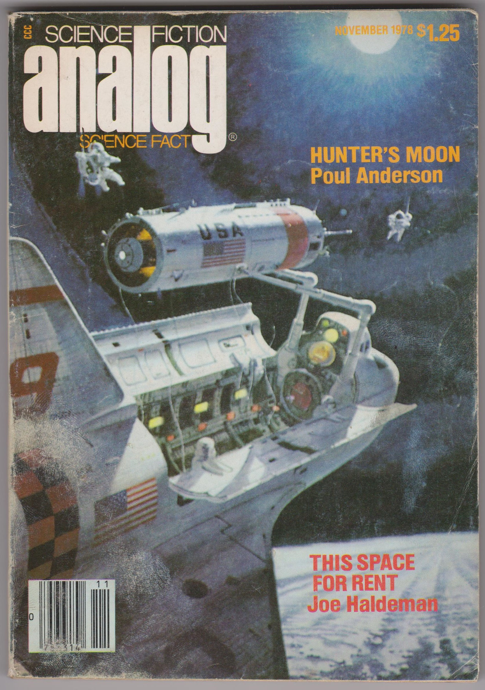 Analog: Science Fiction / Science Fact - November 1979 cover art by Robert T McCall from shop books