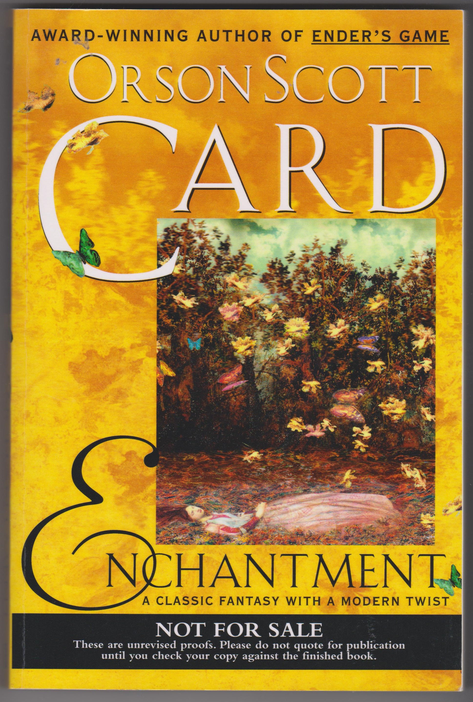 Enchantment by Orson Scott Card book cover
