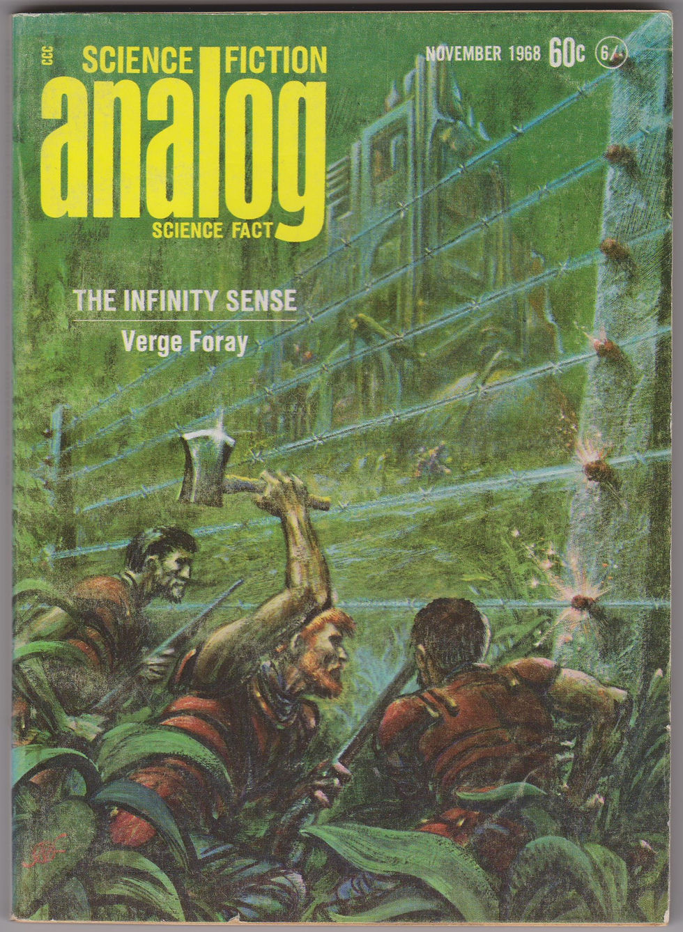 Analog: Science Fiction / Science Fact - November 1968 cover