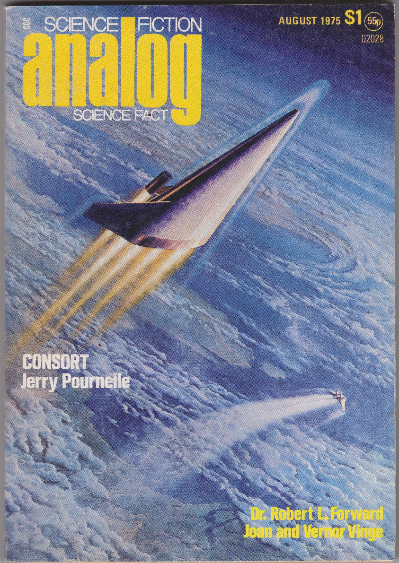 Analog: Science Fiction / Science Fact - August 1975 cover from shop books