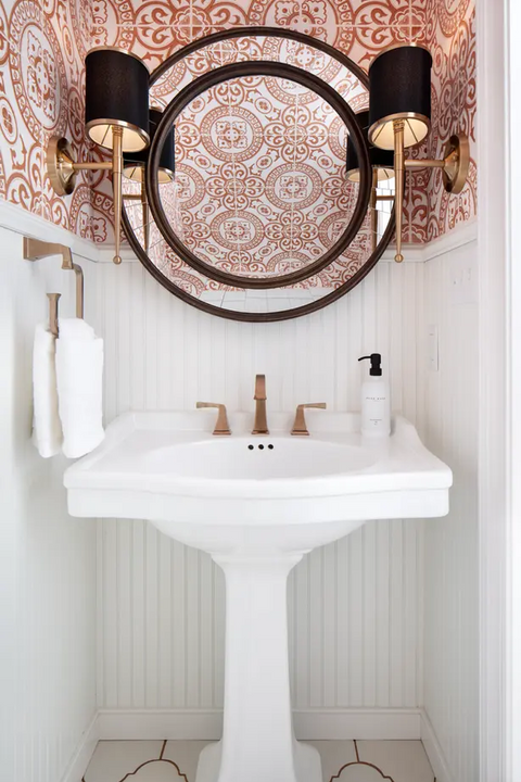 Vibrant Powder room