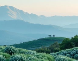 Background for the footer of the website for a landscape design studio in  pastel blue col