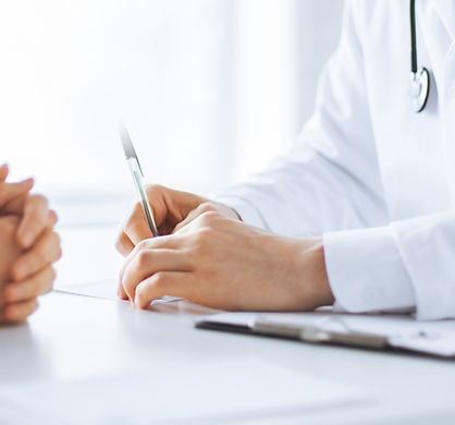 Médico y paciente