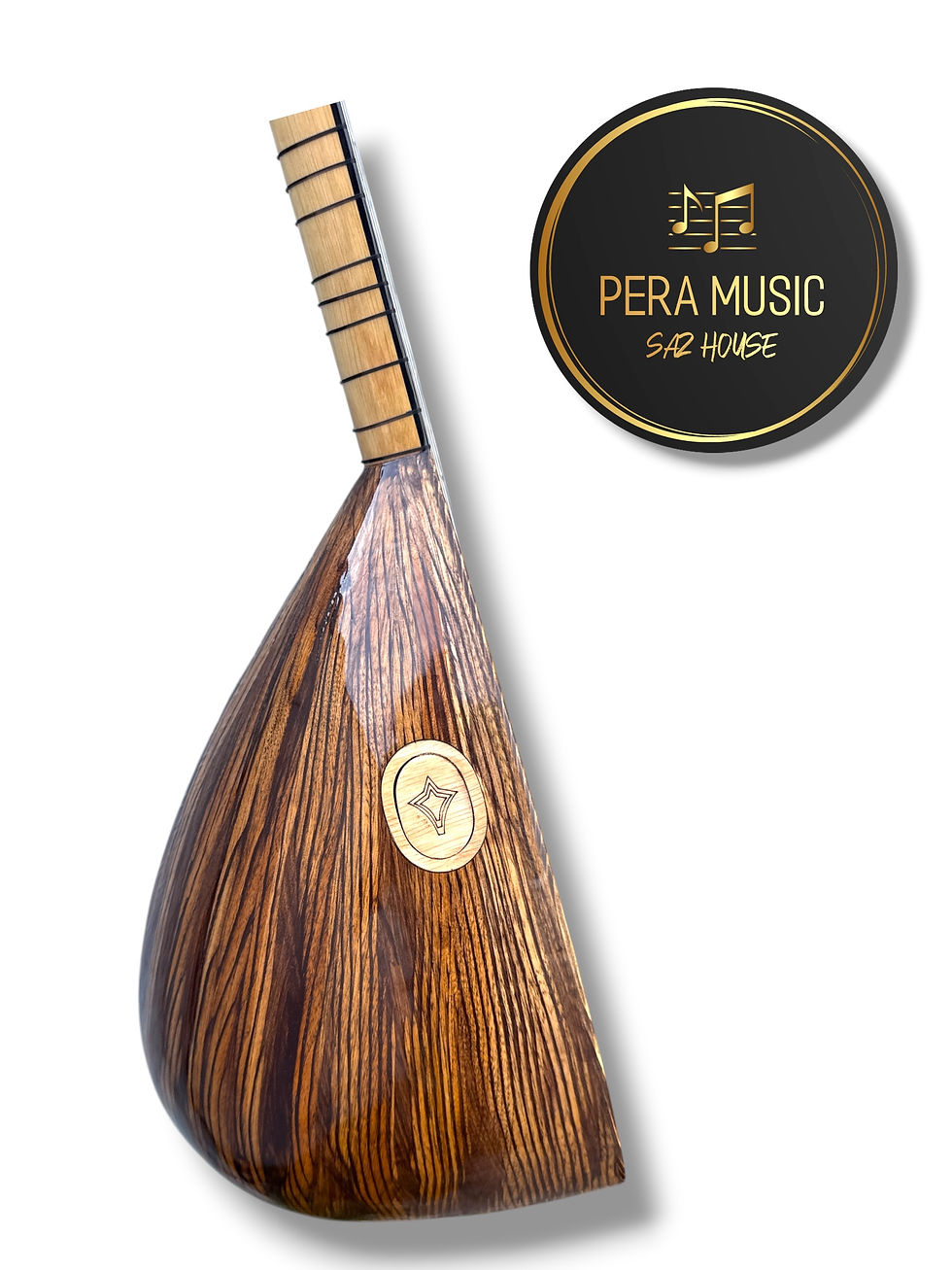 Miniaturbild: Kurzhals Baglama Profi mit Tonabnehmer, Tasche und Zubehör Diyar Saz