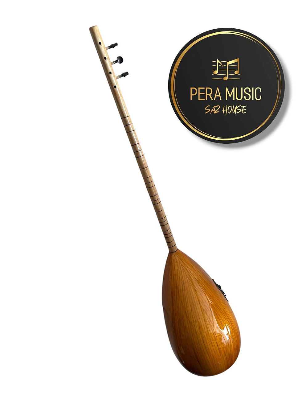 Miniaturbild: Langhals Baglama mit Fishman EQ/Stimmgerät und Zubehör
