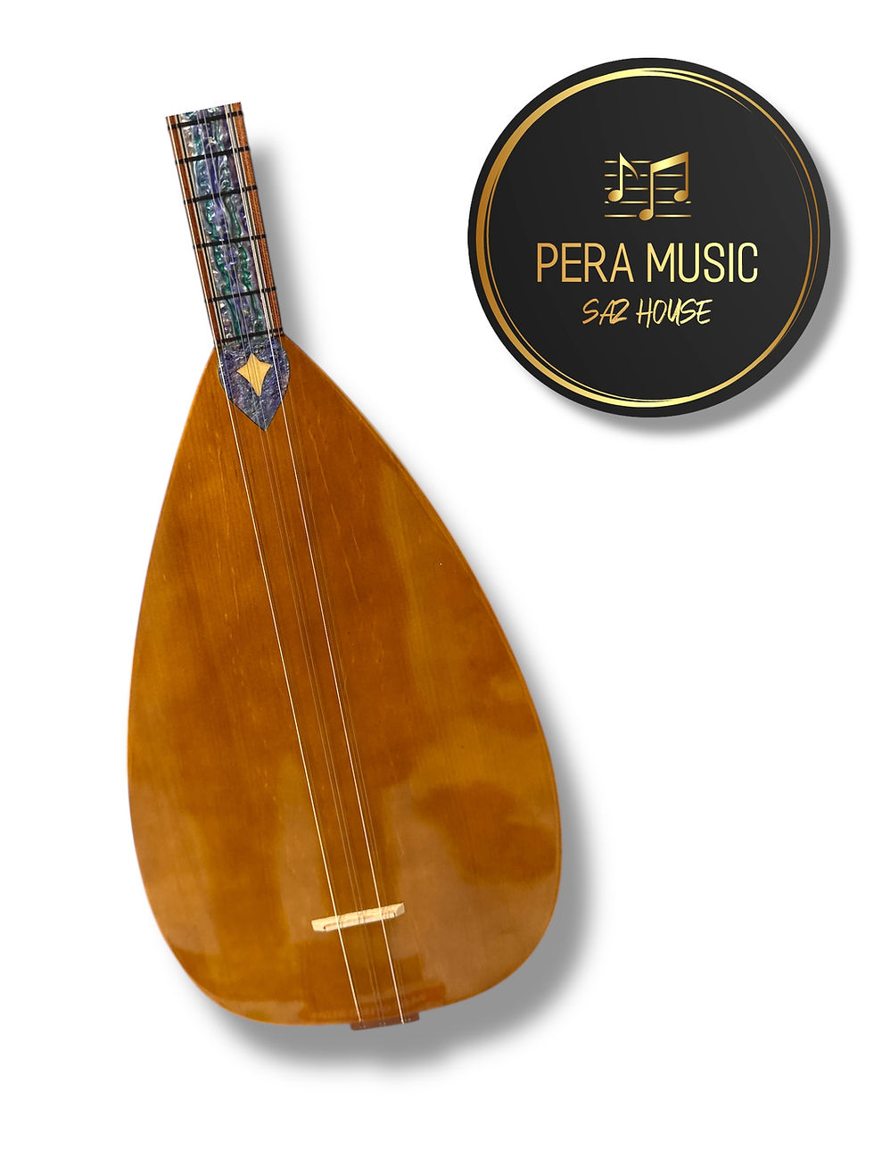 Miniature : Baglama à col long avec Fishman EQ et sac professionnel Ultra Prof.