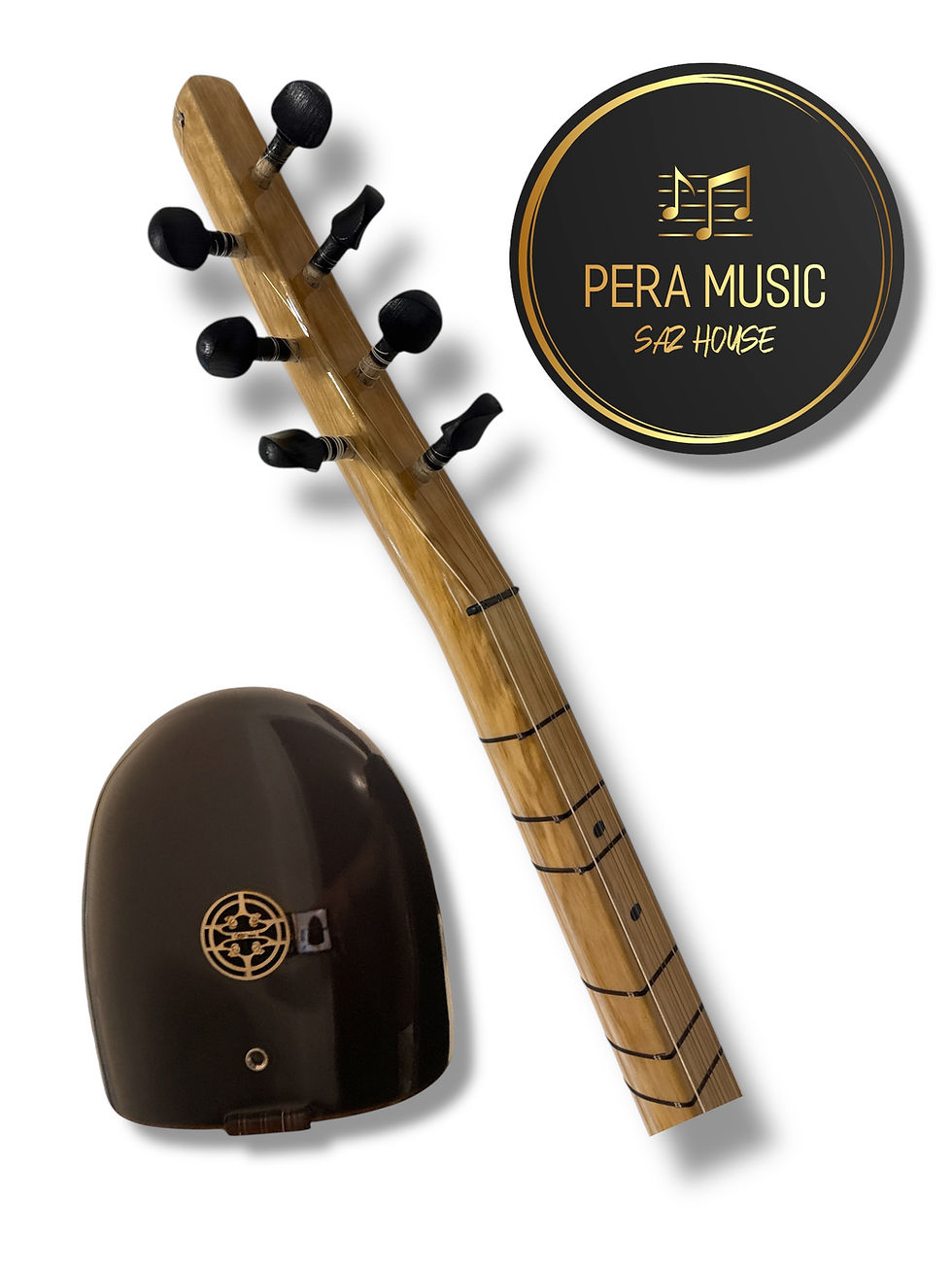 Thumbnail: Long neck baglama with pickup and accessories