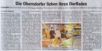 Die Oberndorfer lieben ihren Dorfladen
