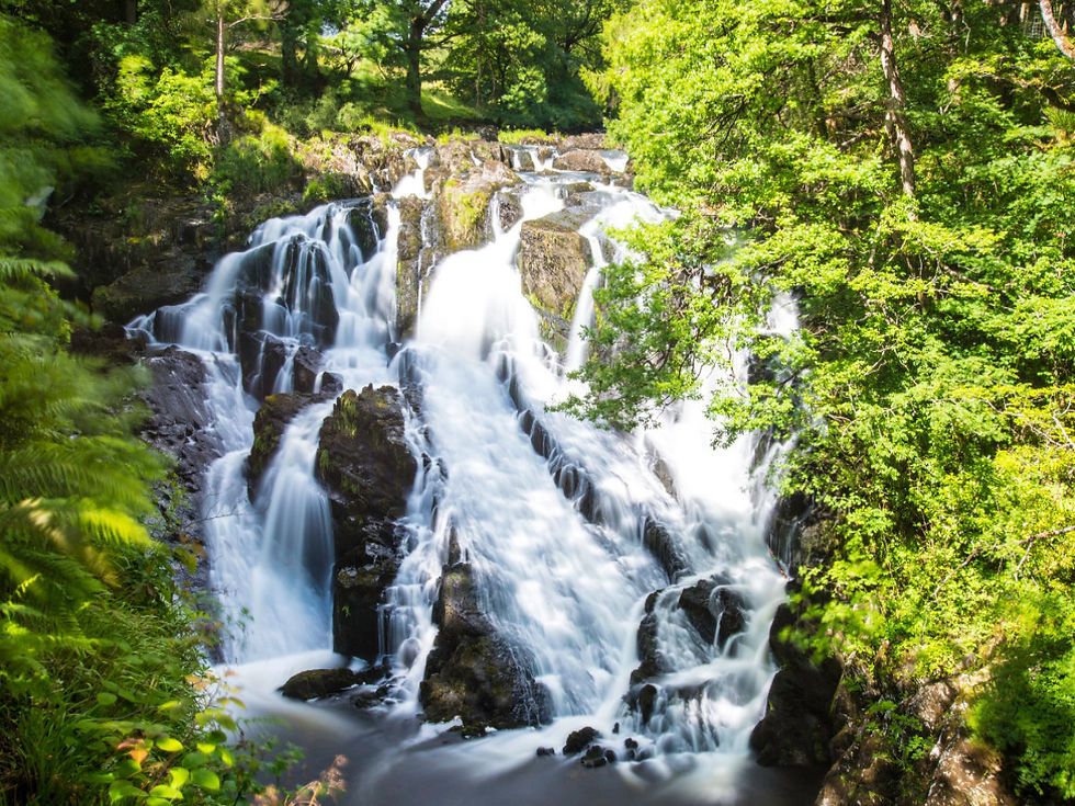Image of Swallow Falls in Wales